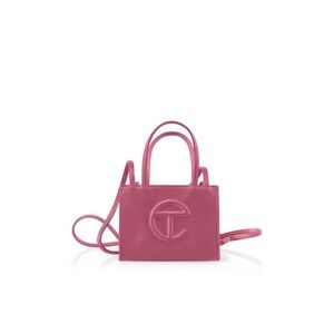 Mini Telfar shopping bag in “Corned beef”